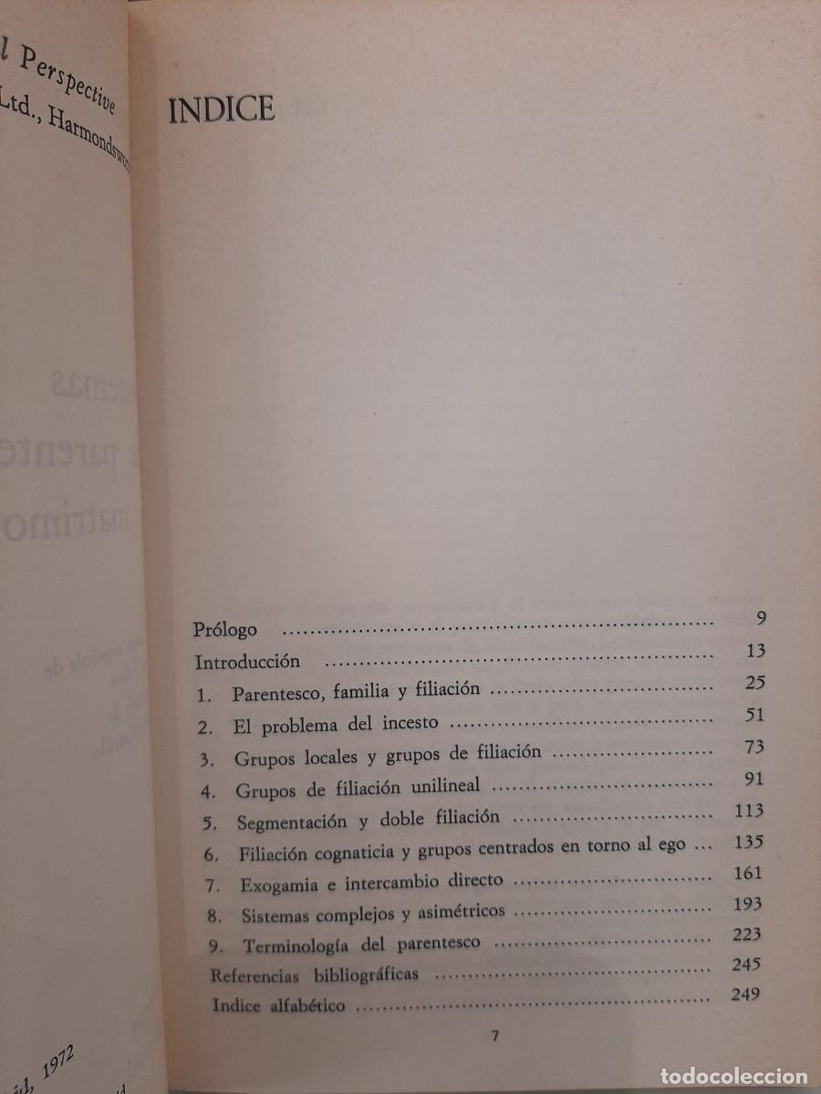 Libros de segunda mano: Robin Fox. Sistemas deparentesco y matrimonio - Foto 3