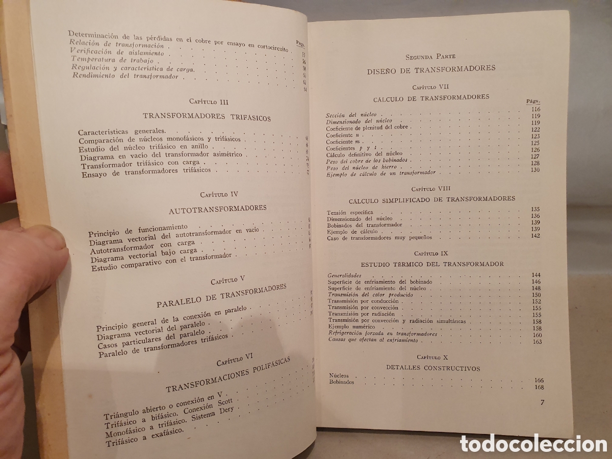 Libros de segunda mano: TRANSFORMADORES. FRANCISCO L. SINGER. 3&deg;EDICION. MARCOMBO 1955. BARCELONA. - Foto 5