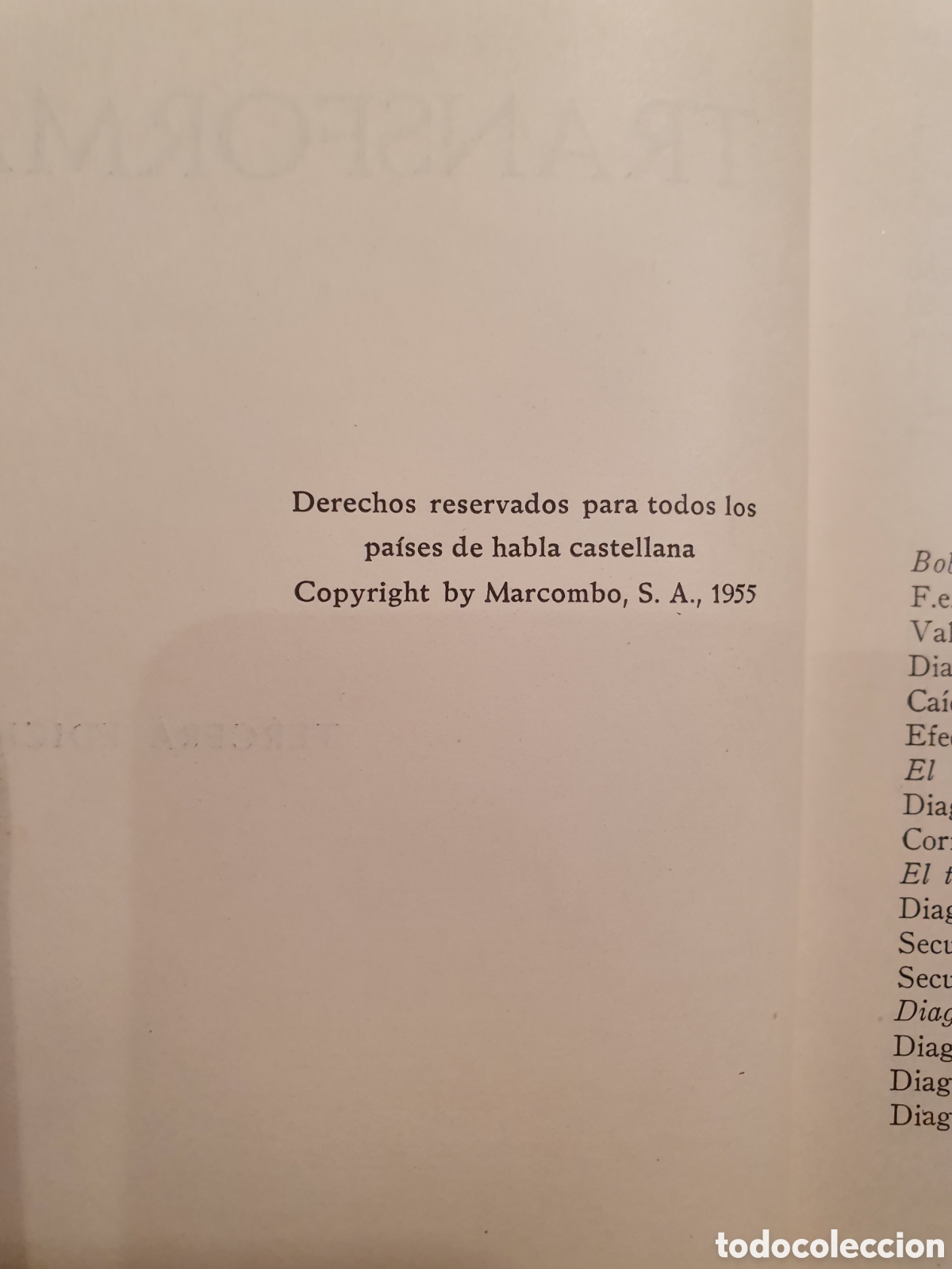Libros de segunda mano: TRANSFORMADORES. FRANCISCO L. SINGER. 3&deg;EDICION. MARCOMBO 1955. BARCELONA. - Foto 7