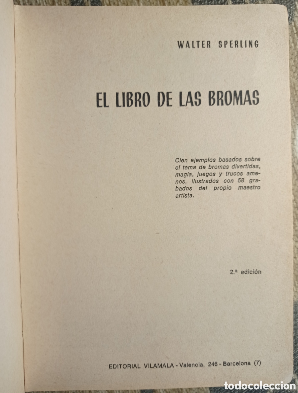 Libros de segunda mano: EL LIBRO DE LAS BROMAS. - Foto 2