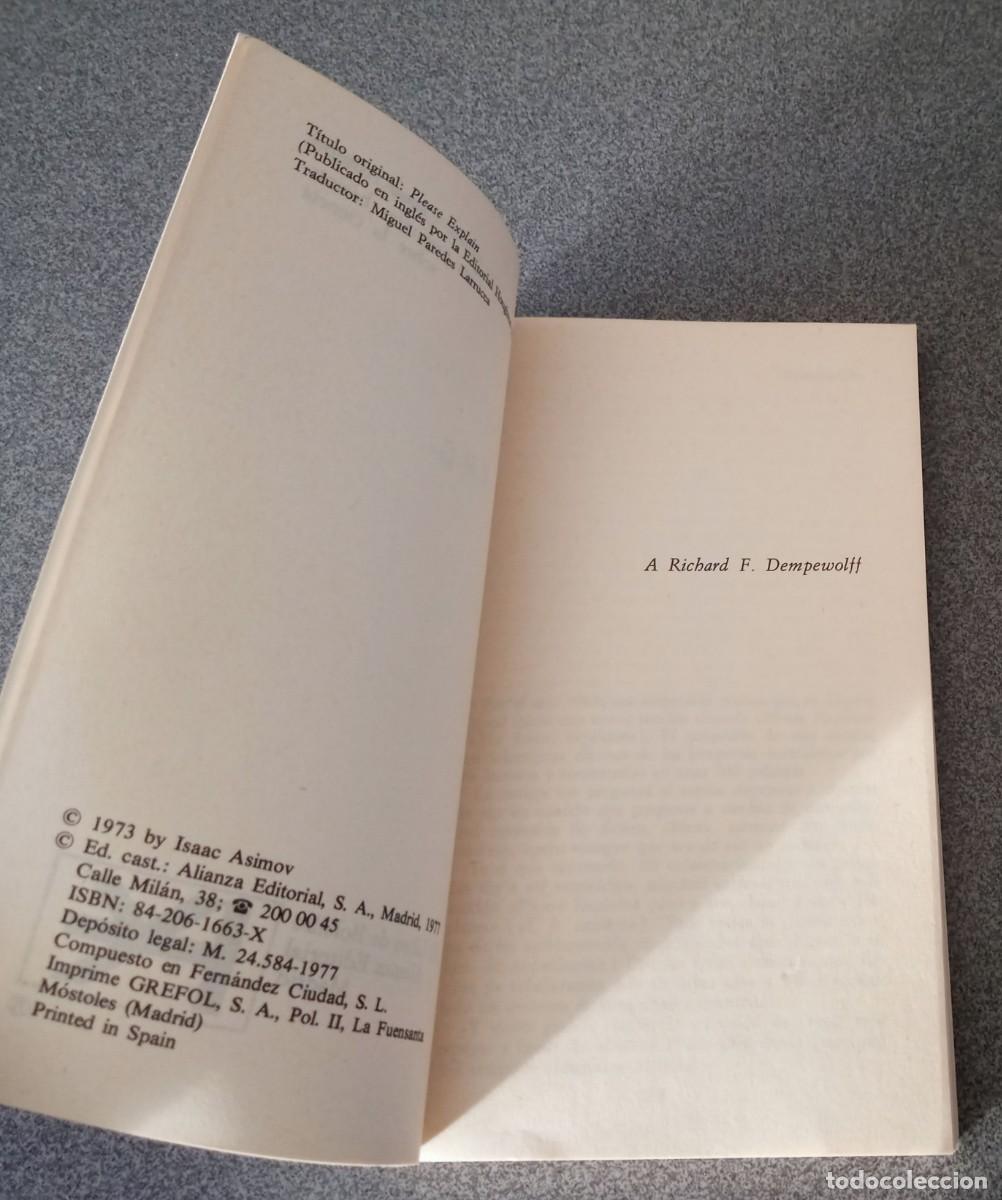 Libros de segunda mano: Cien Preguntas B&aacute;sicas Sobre La Ciencia Isaac Asimov - Foto 4