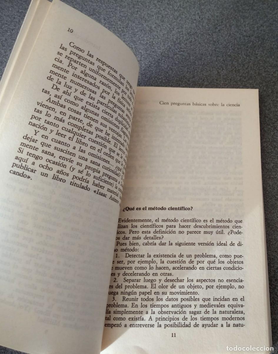 Libros de segunda mano: Cien Preguntas B&aacute;sicas Sobre La Ciencia Isaac Asimov - Foto 6