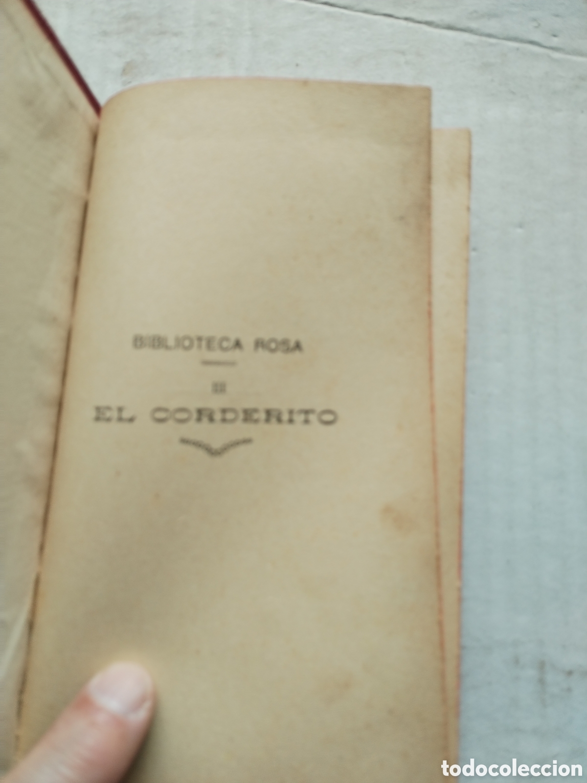 Libros de segunda mano: EL CORDERITO/BIBLIOTECA ROSA - Foto 2