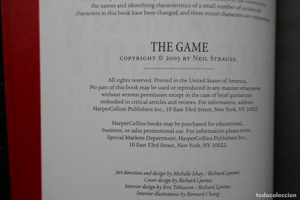Libros de segunda mano: The game -. Neil Strauss (EN INGL&Eacute;S) - Foto 11