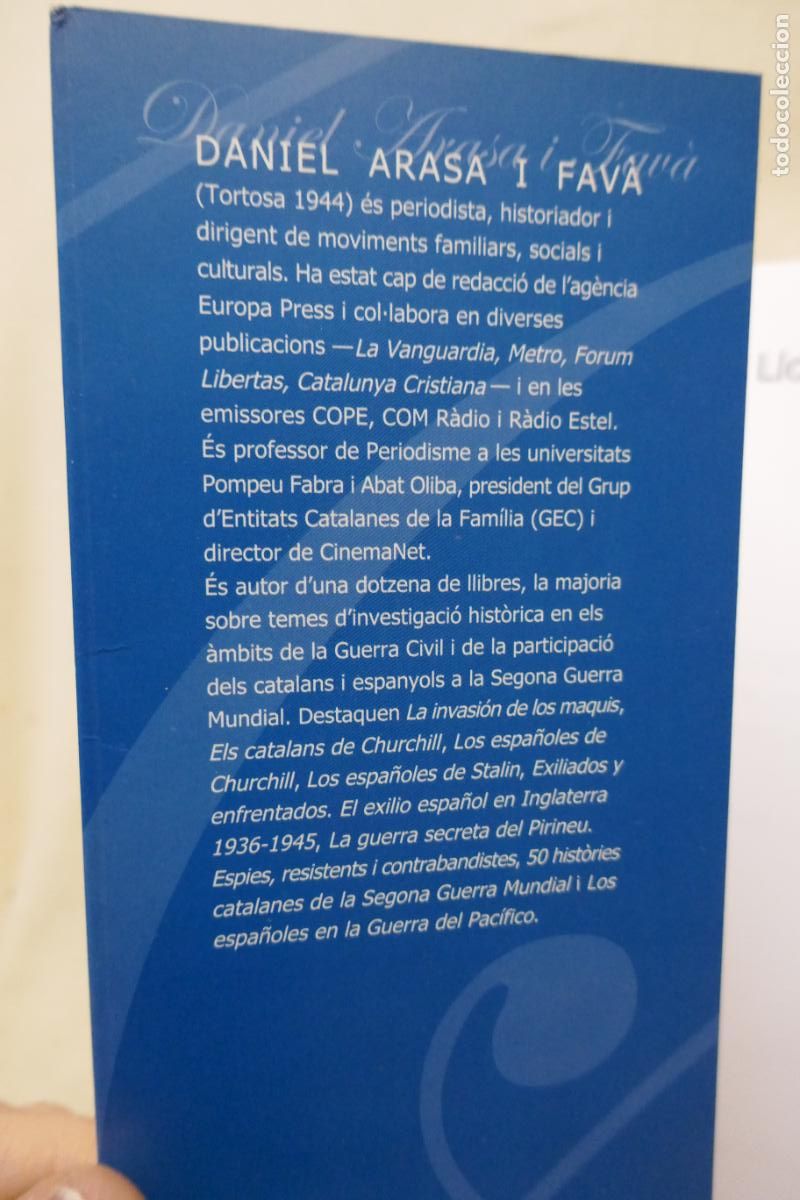 Libros de segunda mano: PERE LLORENS - UNA VIDADE TREBALL I COMPROM&Iacute;S (EN CATALAN) - Foto 4