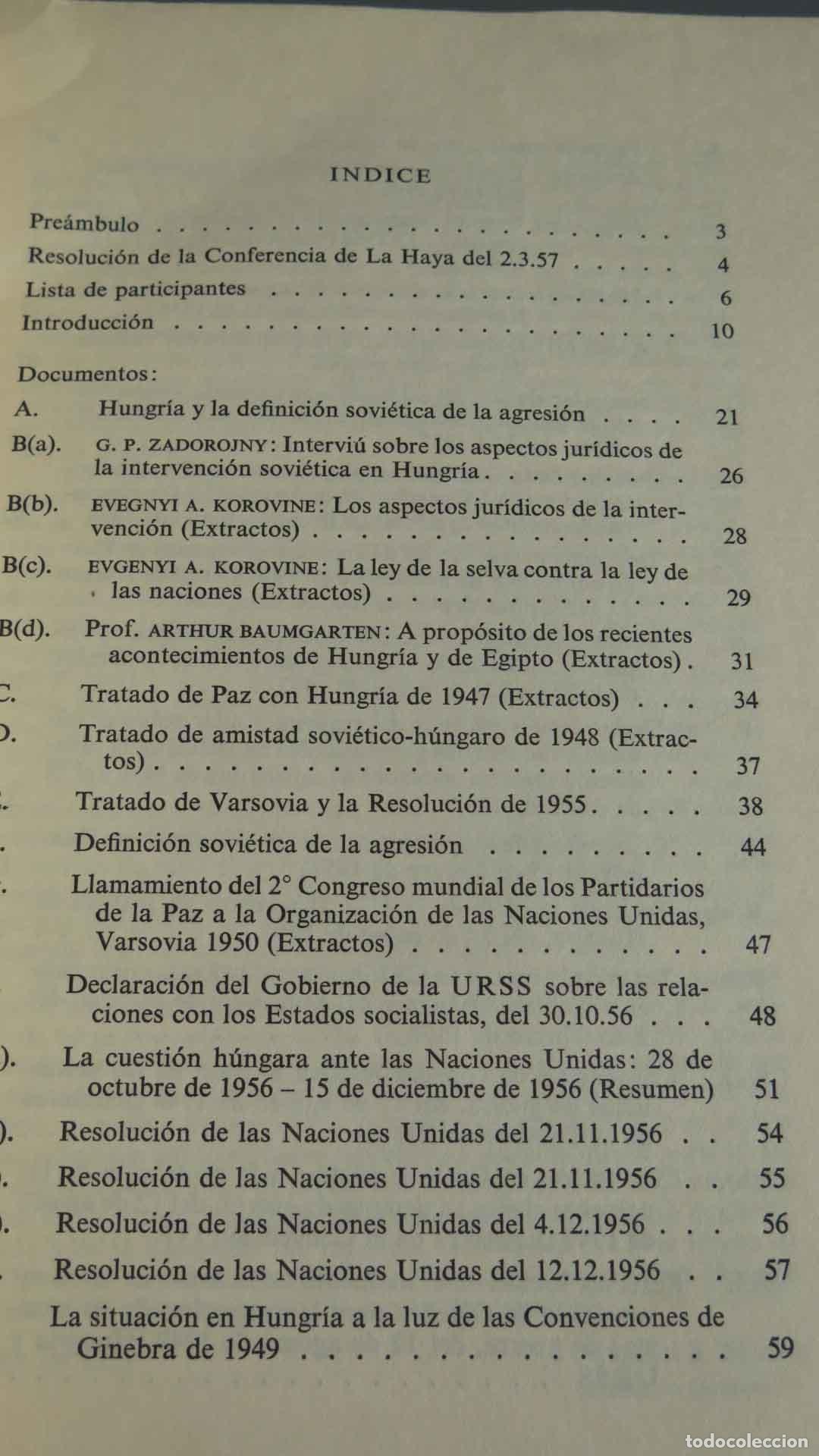 Libros de segunda mano: La Situaci&oacute;n en Hungr&iacute;a la Regla de Derecho - Foto 2