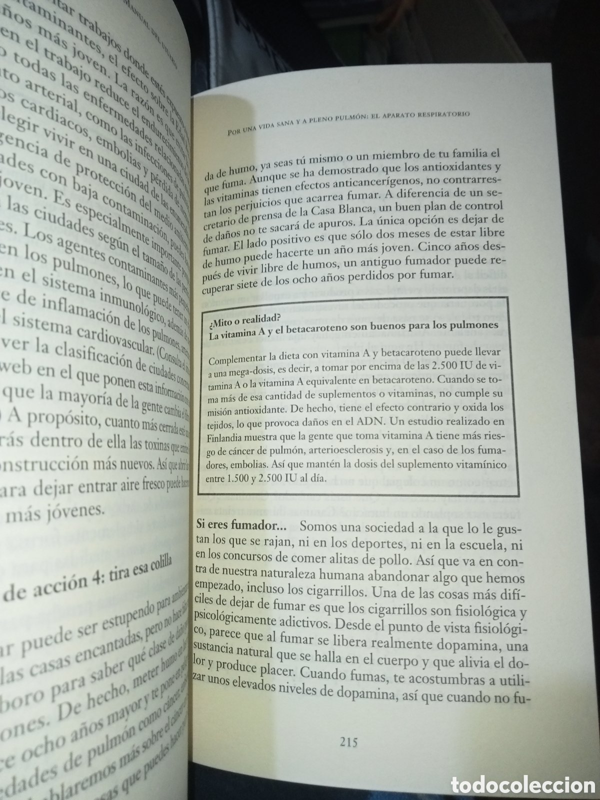 Libros de segunda mano: T&uacute; manual del usuario Michael Roizen y Mehmet-autoayuda - Foto 6