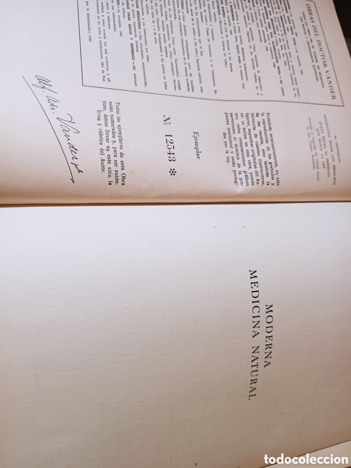 Libros de segunda mano: Moderna Medicina Natural, Dr Vander - Foto 3