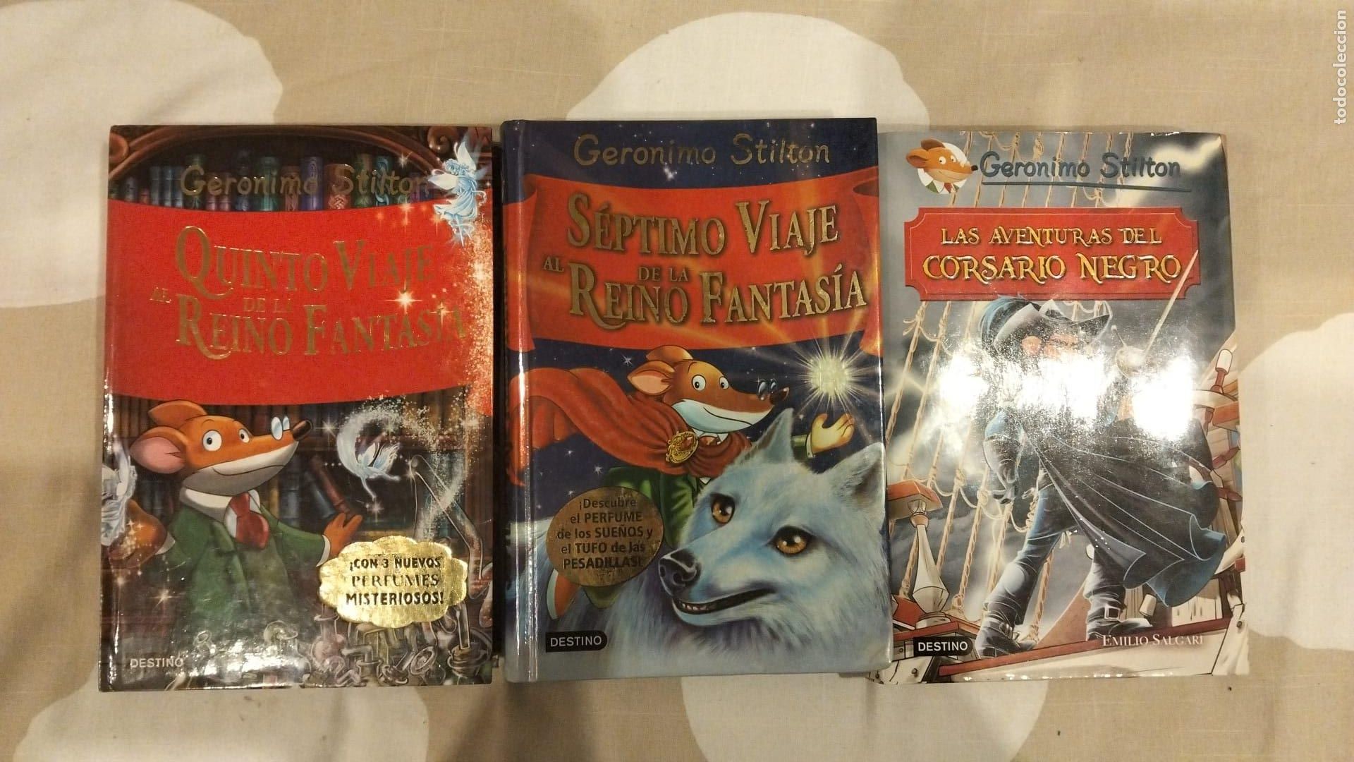 Libros de segunda mano: LOTE 3 LIBROS GERONIMO STILTON EDICI&Oacute;N DESTINO - Foto 1