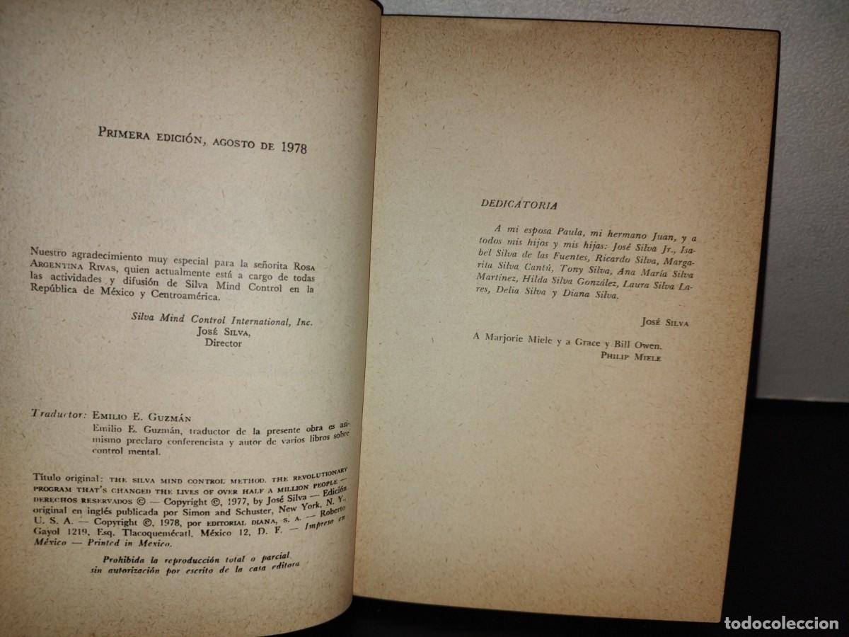 Libros de segunda mano: 136- EL M&Eacute;TODO SILVA DE CONTROL MENTAL - JOS&Eacute; SILVA - PRIMERA EDICI&Oacute;N 1978 - Foto 5