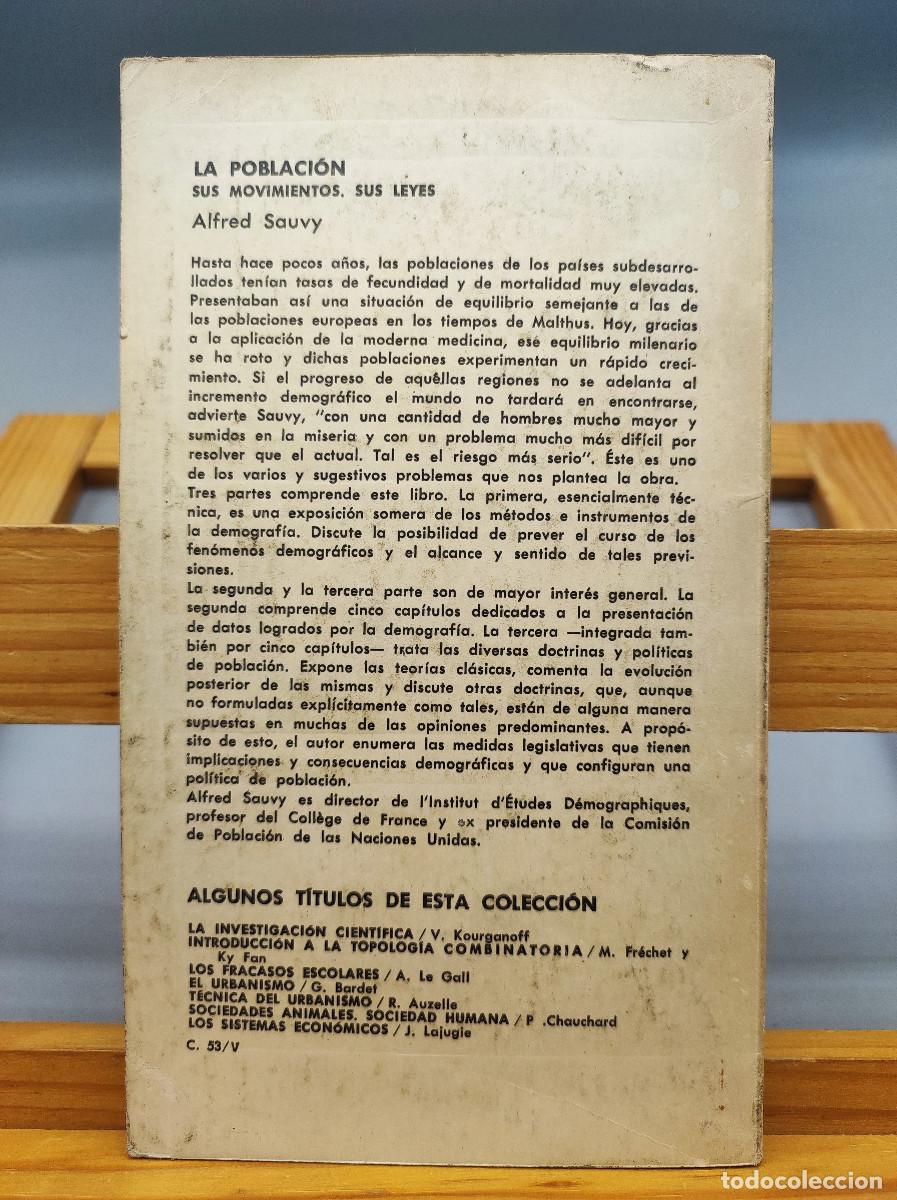 Libros de segunda mano: La poblaci&oacute;n - A. Sauvy - Foto 2