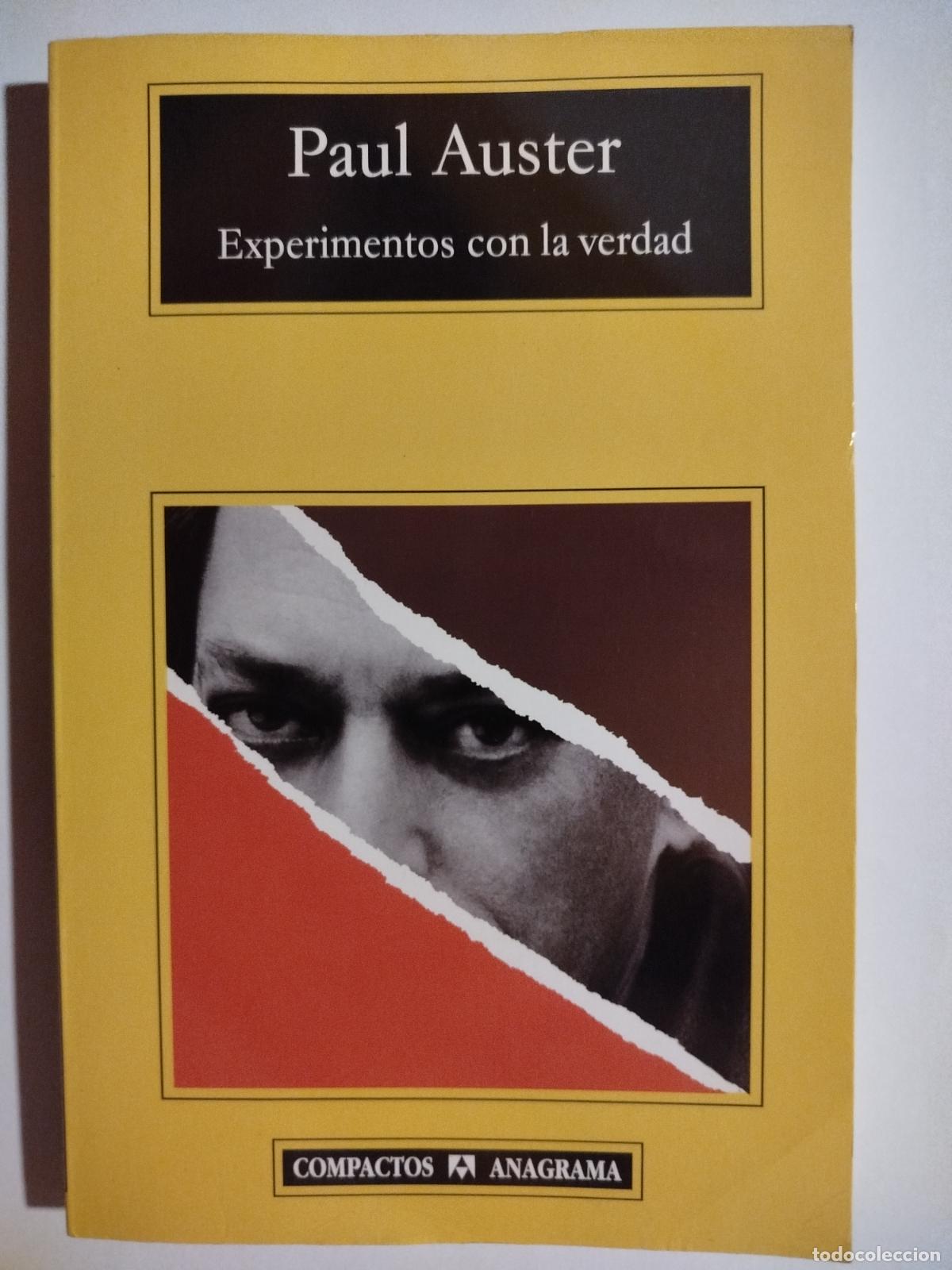 Libros de segunda mano: PAUL AUSTER. EXPERIMENTOS CON LA VERDAD. COMPACTO ANAGRAMA - Foto 1