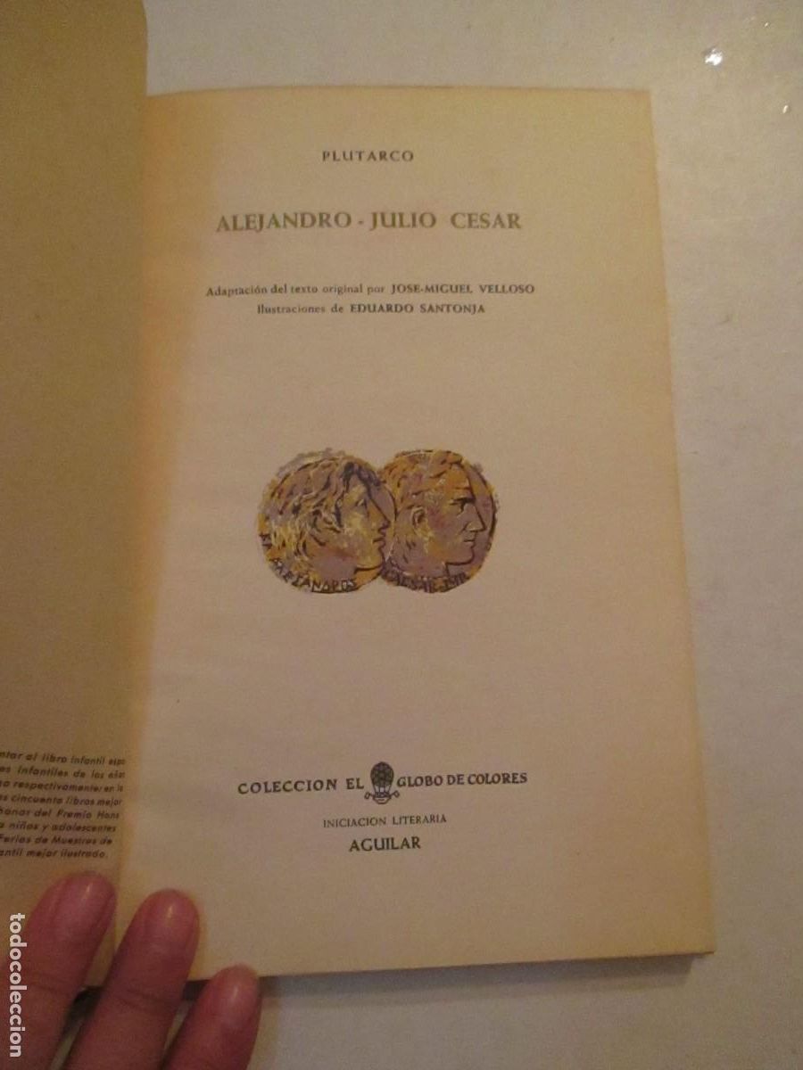 Libros de segunda mano: PLUTARCO Vidas paralelas Alejandro - Julio Cesar W32941 - Foto 2
