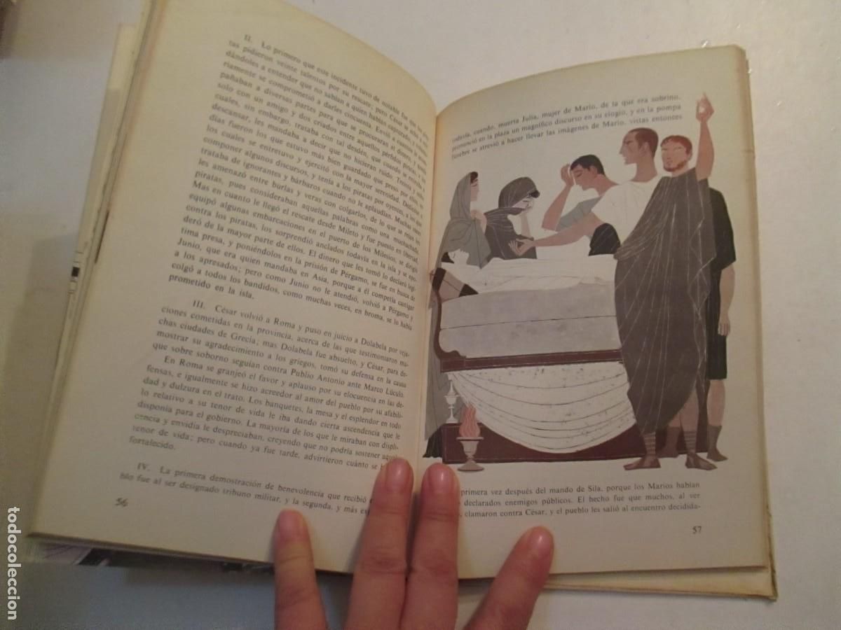 Libros de segunda mano: PLUTARCO Vidas paralelas Alejandro - Julio Cesar W32941 - Foto 3