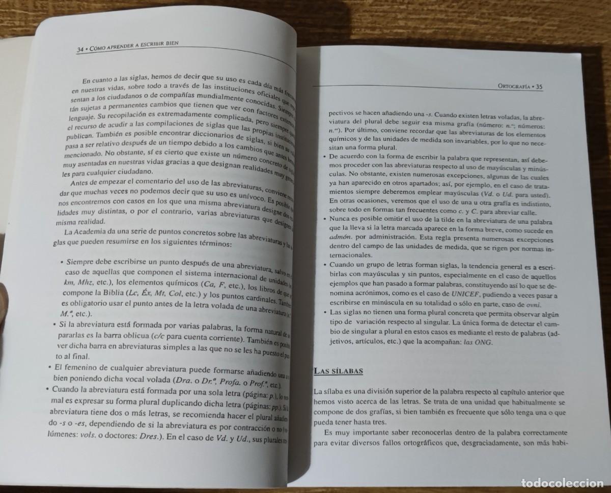 Libros de segunda mano: Libro - C&oacute;mo aprender a escribir bien (2003) Daniel Ruiz G&oacute;mez - Foto 8