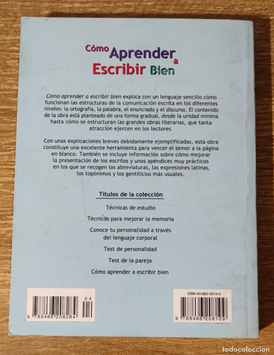 Libros de segunda mano: Libro - C&oacute;mo aprender a escribir bien (2003) Daniel Ruiz G&oacute;mez - Foto 9