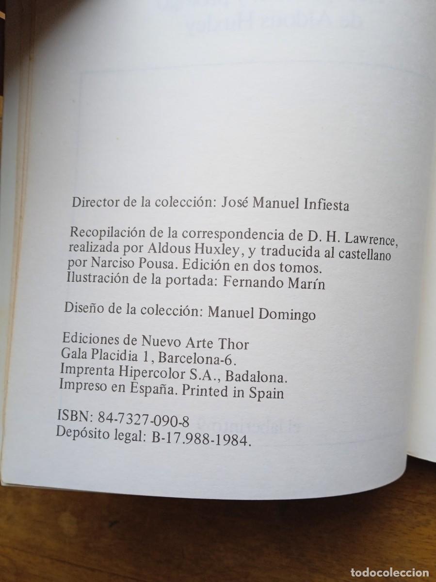 Libros de segunda mano: D.H. Lawrence, correspondencia - Foto 4