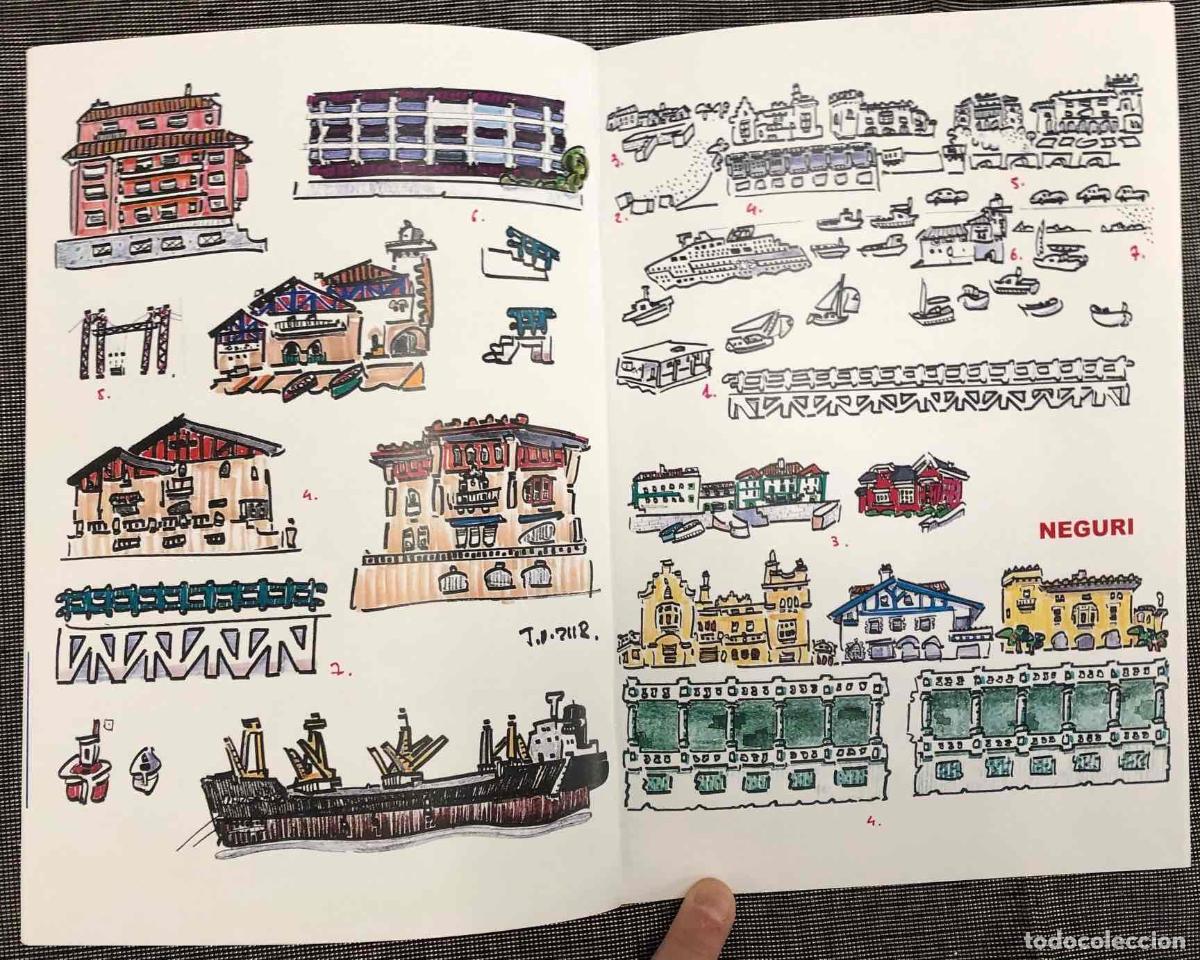 Libros de segunda mano: LA RIA Y EL ABRA. DE OLAVEAGA A PUNTA GALEA. DIBUJOS DE JORGE OLASO. - Foto 3