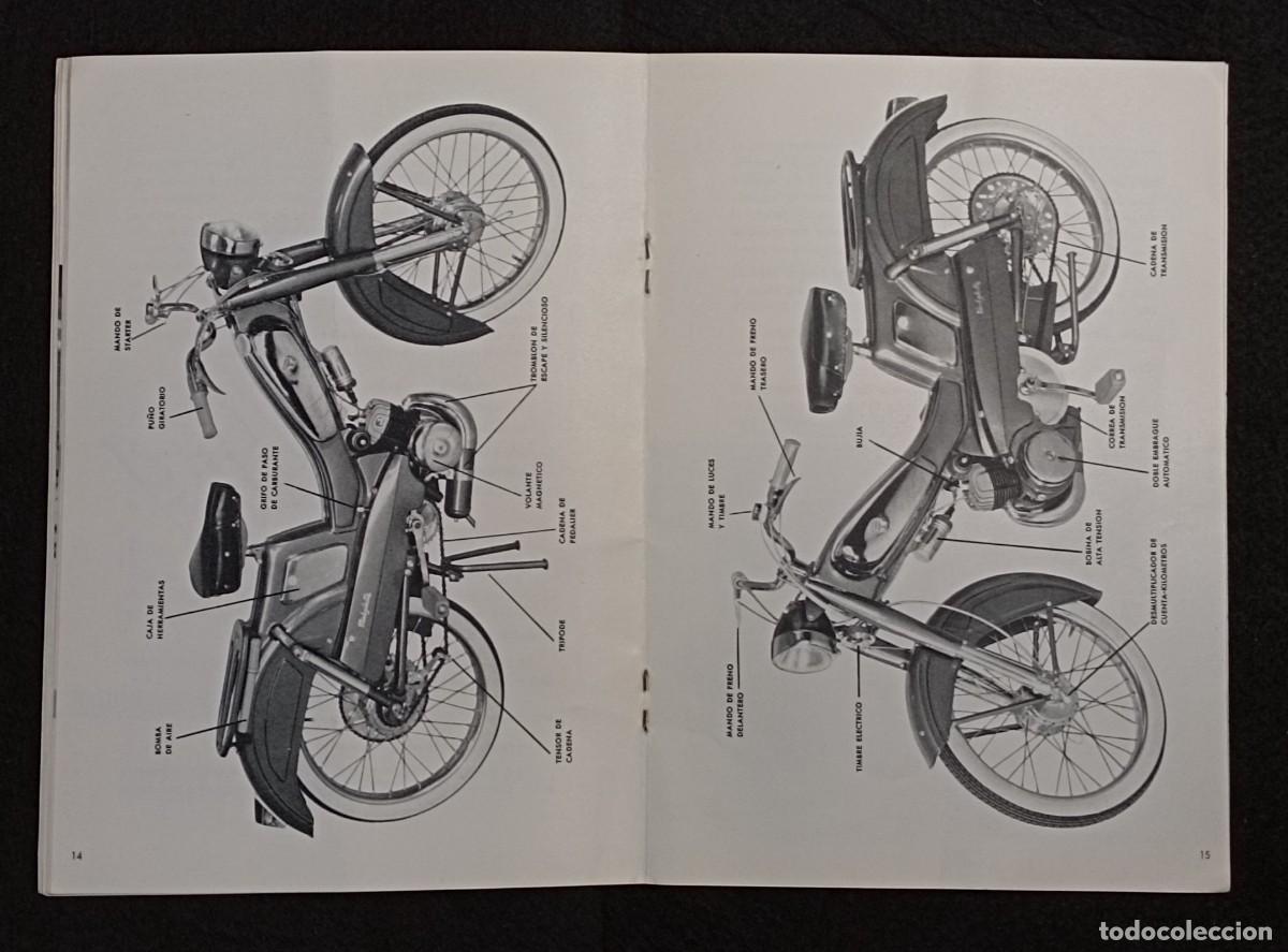 Libros de segunda mano: Manual de entretenimiento Ciclomotor MOBYLETTE. 1967.. - Foto 4