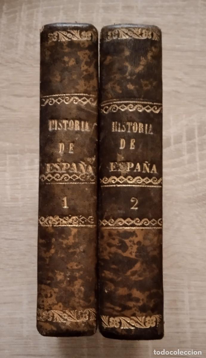 Libros de segunda mano: COMPENDIO DE LA HISTORIA DE ESPA&Ntilde;A - 2 TOMOS - 1827 - Foto 1