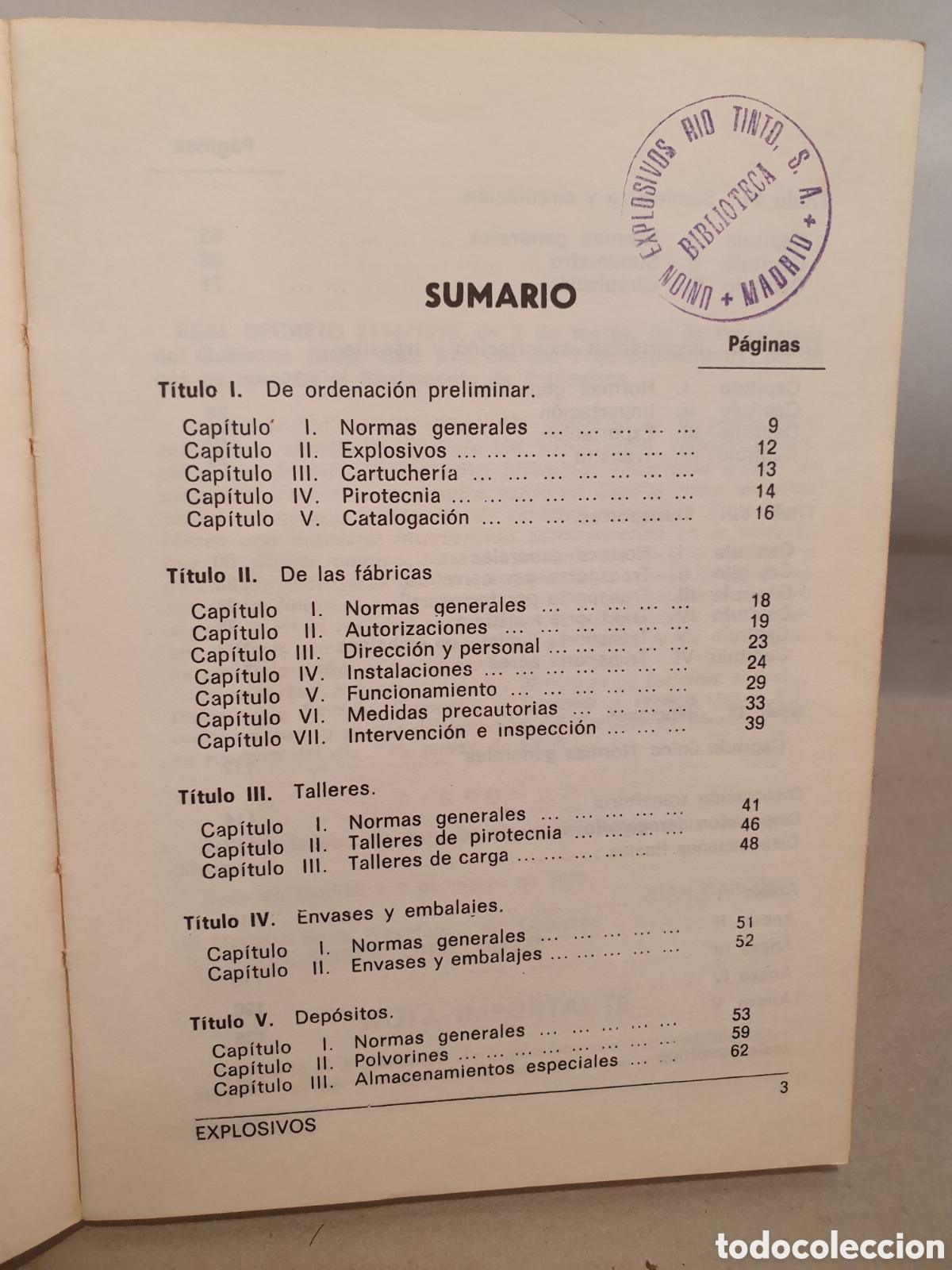 Libros de segunda mano: NUEVO REGLAMENTO DE EXPLOSIVOS. EDITORIAL LAMRUJA. MADRID 1982. - Foto 5