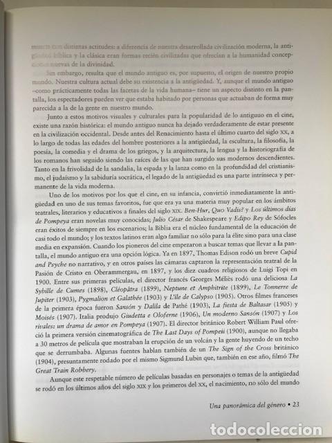 Libros de segunda mano: Peplum - el mundo antiguo en el cine - Jon Solomon - Foto 5