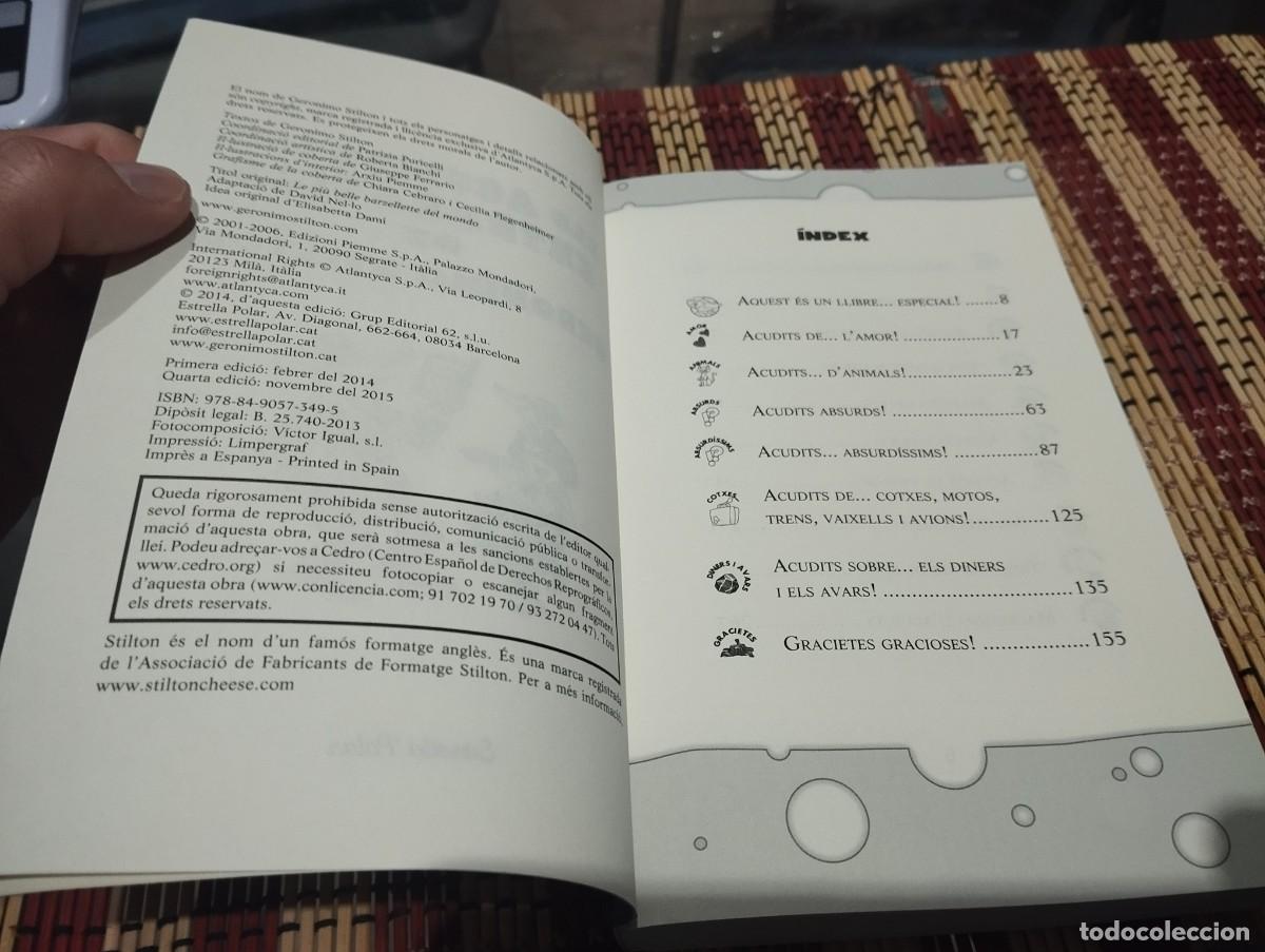 Libros de segunda mano: ELS ACUDITS MES EXTRARATICS GERONIMO STILTON 2015 - Foto 2