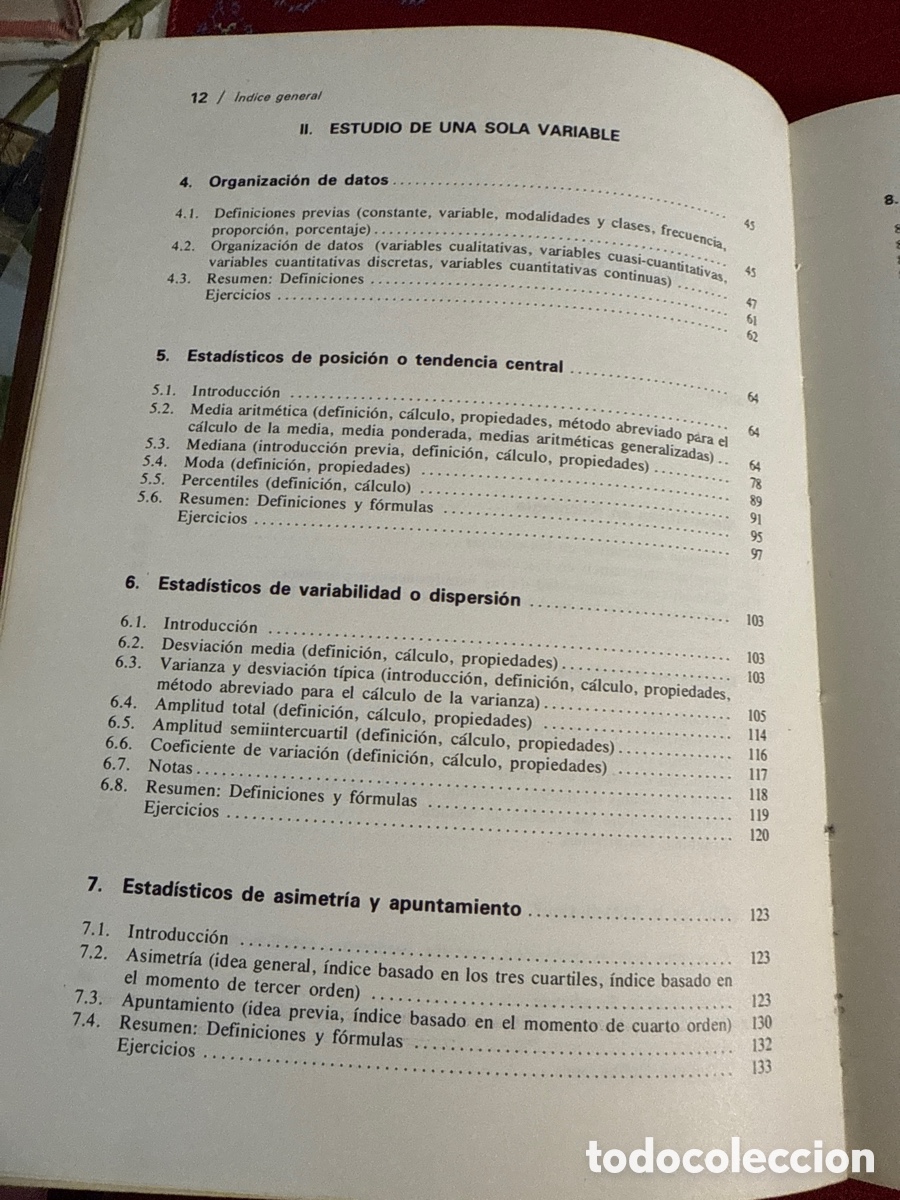 Libros de segunda mano: Estad&iacute;stica para psic&oacute;logos. Estad&iacute;stica descriptiva. Jes&uacute;s Am&oacute;n. - Foto 7