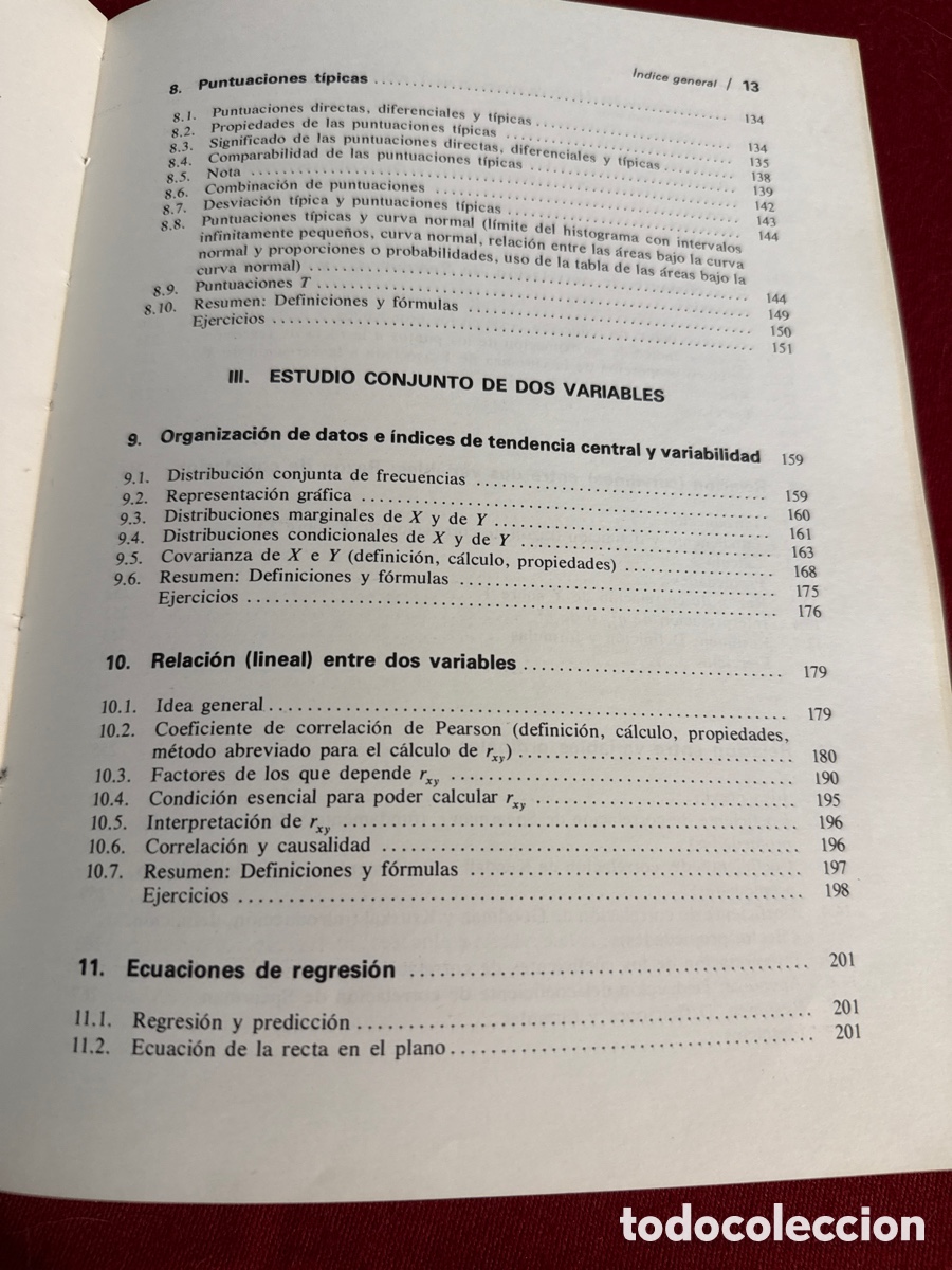 Libros de segunda mano: Estad&iacute;stica para psic&oacute;logos. Estad&iacute;stica descriptiva. Jes&uacute;s Am&oacute;n. - Foto 8