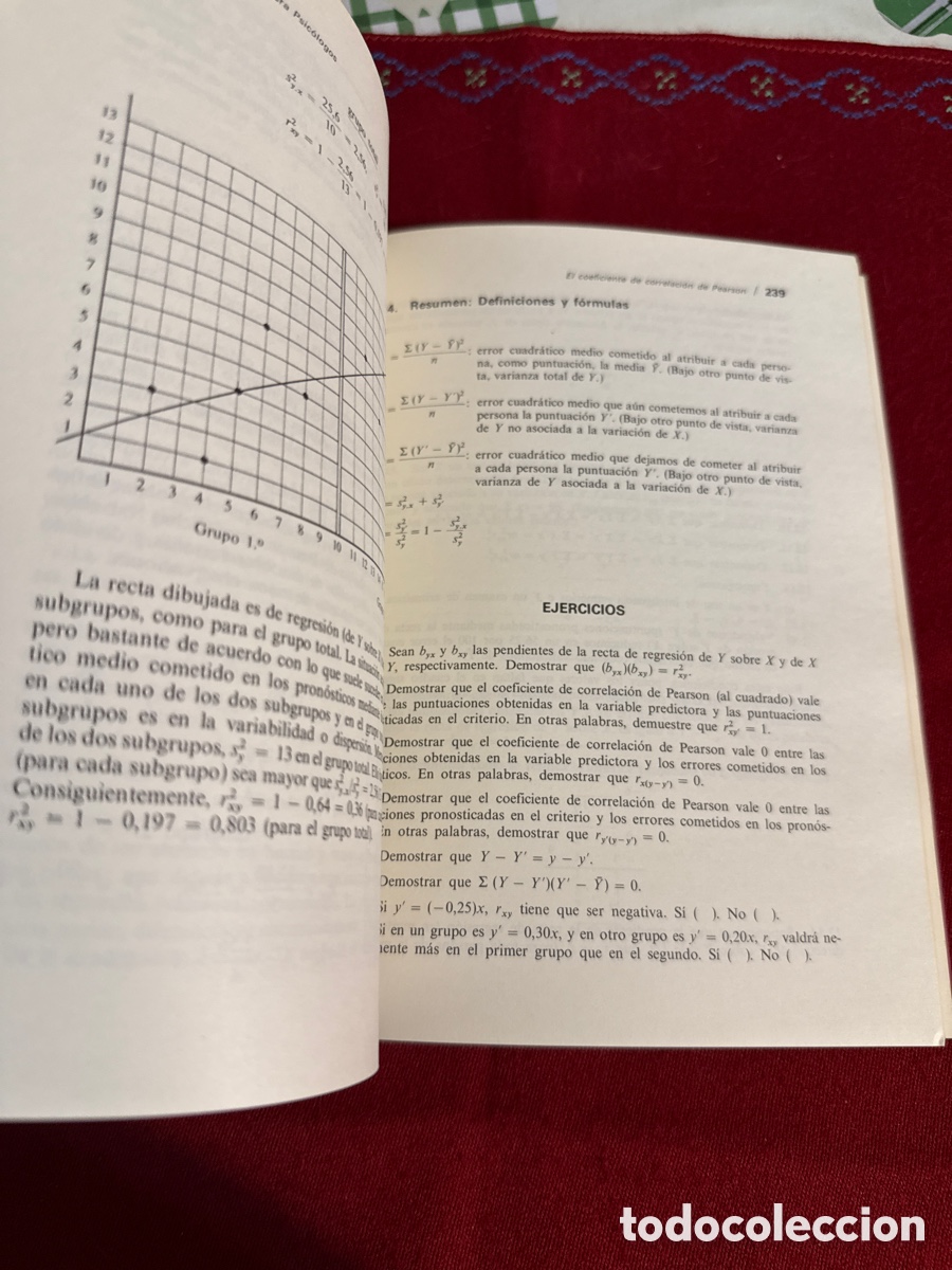 Libros de segunda mano: Estad&iacute;stica para psic&oacute;logos. Estad&iacute;stica descriptiva. Jes&uacute;s Am&oacute;n. - Foto 12