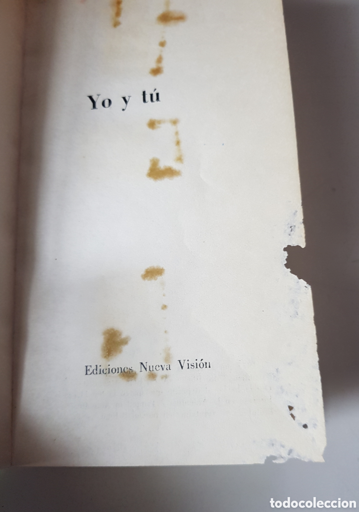 Libros de segunda mano: Yo y t&uacute;. Mart&iacute;n Buber,ediciones nueva visi&oacute;n, Buenos Aires 1977. - Foto 7