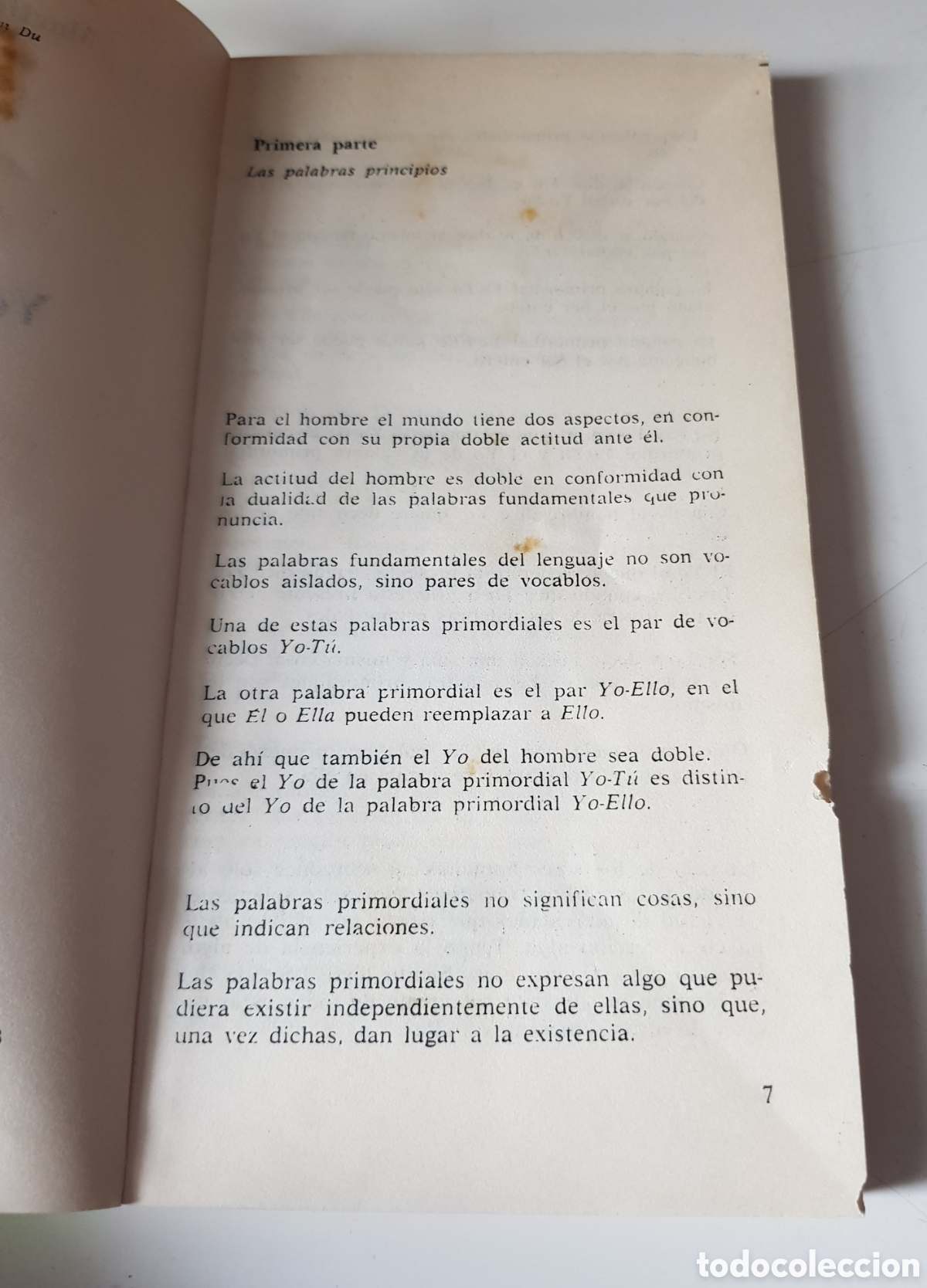 Libros de segunda mano: Yo y t&uacute;. Mart&iacute;n Buber,ediciones nueva visi&oacute;n, Buenos Aires 1977. - Foto 9