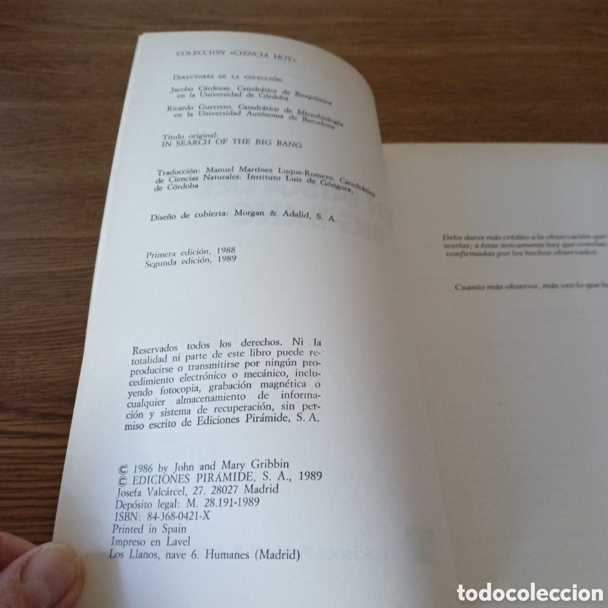Libros de segunda mano: En busca del Big Bang. John Gribbin - Foto 4