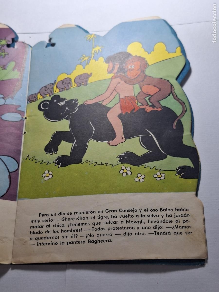 Libros de segunda mano: Cuento troquelado el libro de la selva . Editorial Presidente . Colecci&oacute;n Pinocho - Foto 7