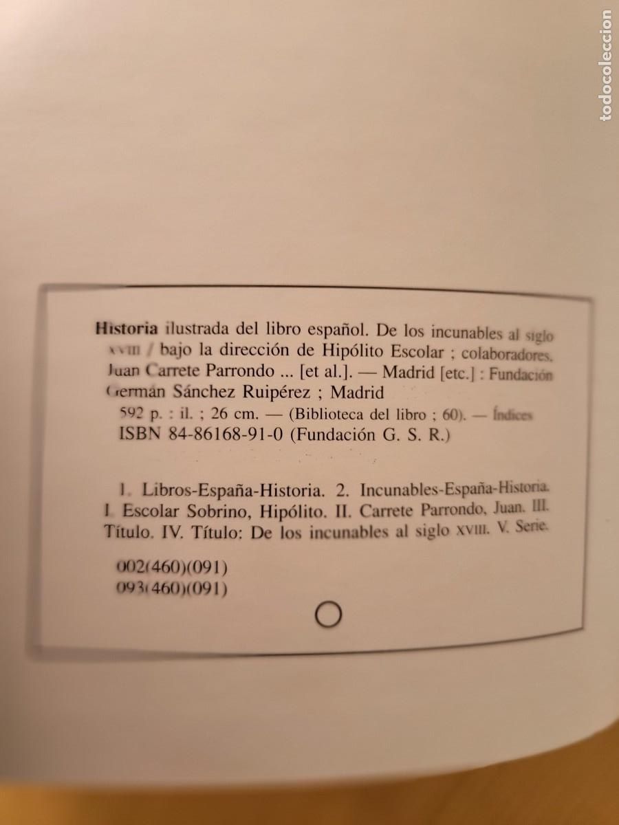 Libros de segunda mano: HISTORIA ILUSTRADA DEL LIBRO ESPA&Ntilde;OL 3 TOMOS - Foto 2