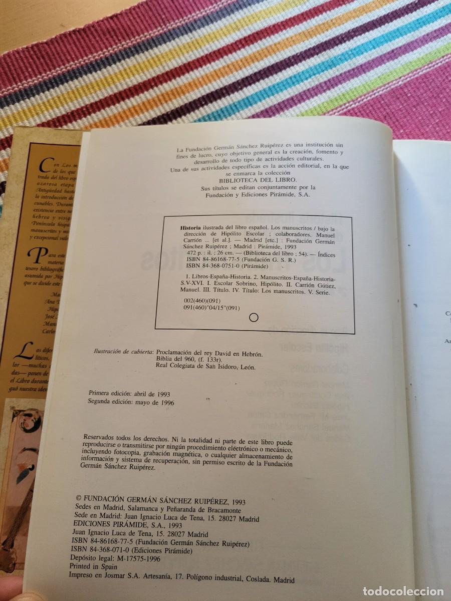Libros de segunda mano: HISTORIA ILUSTRADA DEL LIBRO ESPA&Ntilde;OL 3 TOMOS - Foto 14