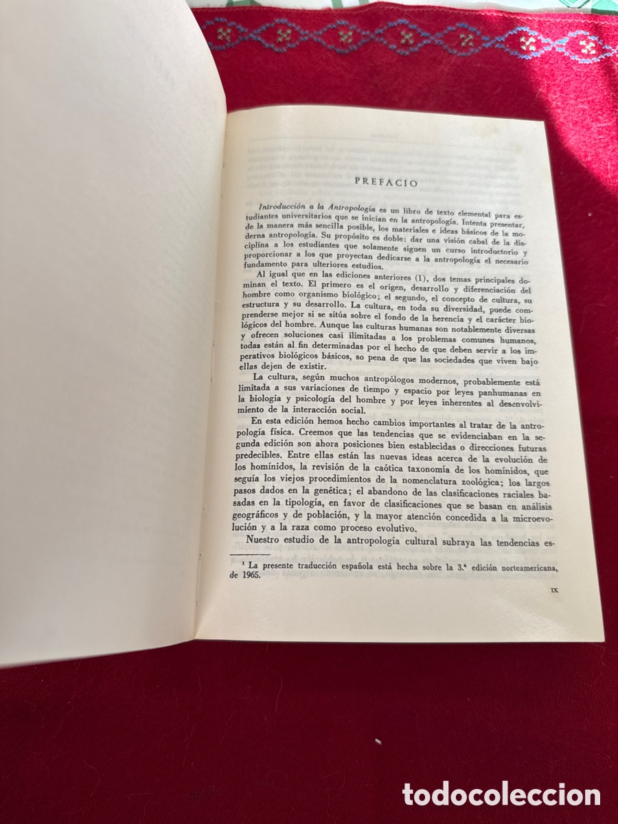 Libros de segunda mano: Introducci&oacute;n a la Antropolog&iacute;a. Ralph L. Beals y Harry Hoijer. - Foto 6