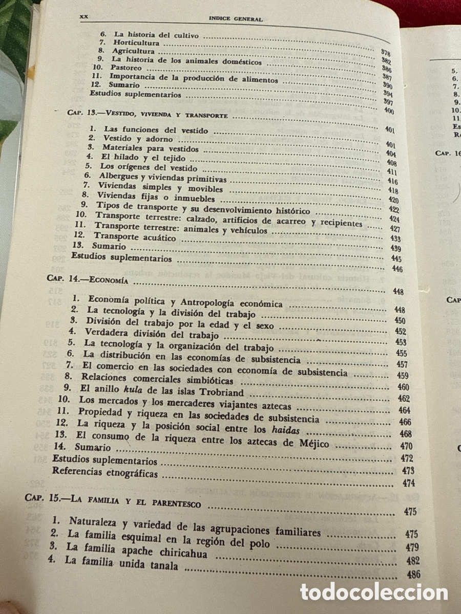 Libros de segunda mano: Introducci&oacute;n a la Antropolog&iacute;a. Ralph L. Beals y Harry Hoijer. - Foto 10