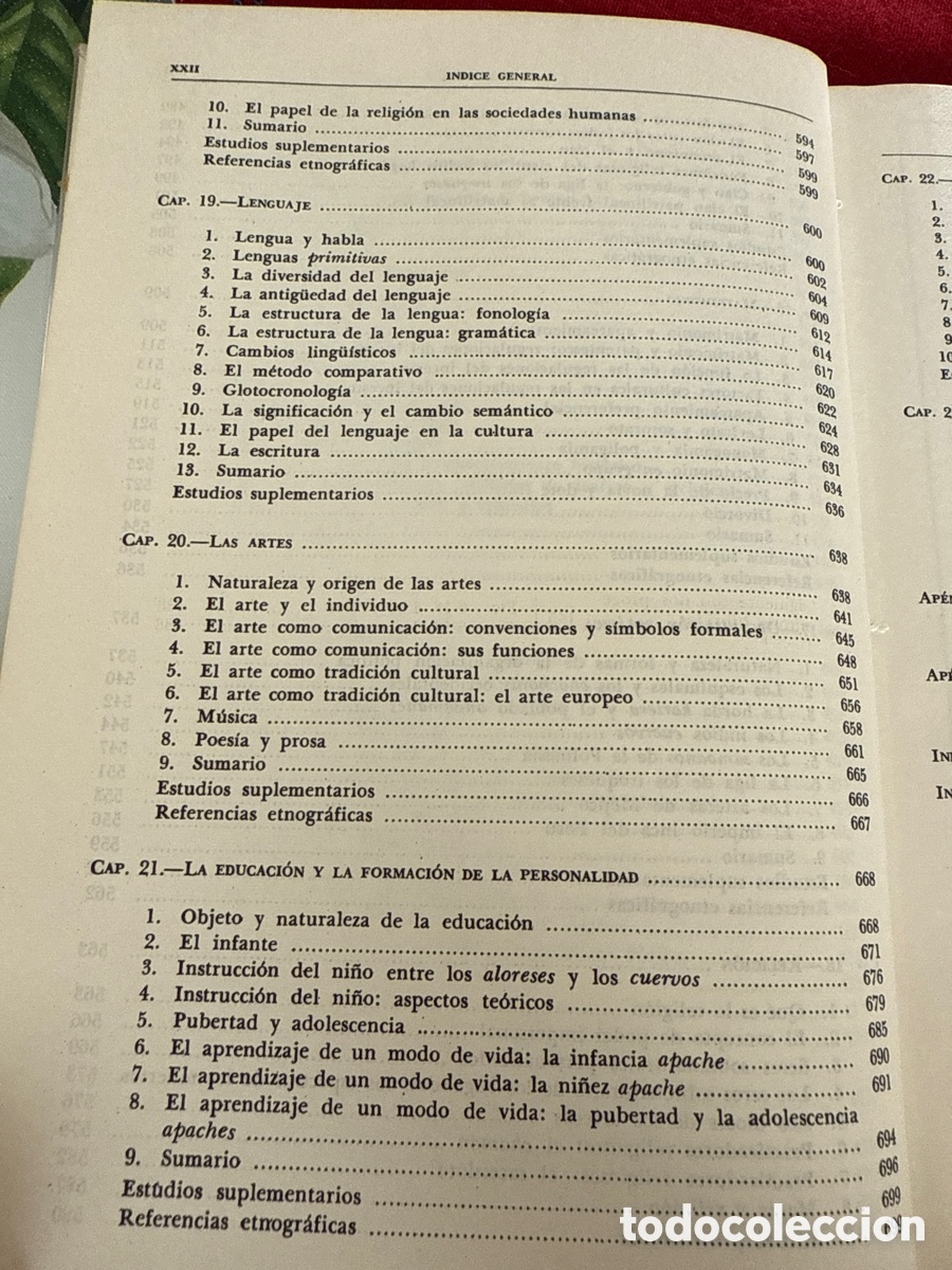 Libros de segunda mano: Introducci&oacute;n a la Antropolog&iacute;a. Ralph L. Beals y Harry Hoijer. - Foto 12