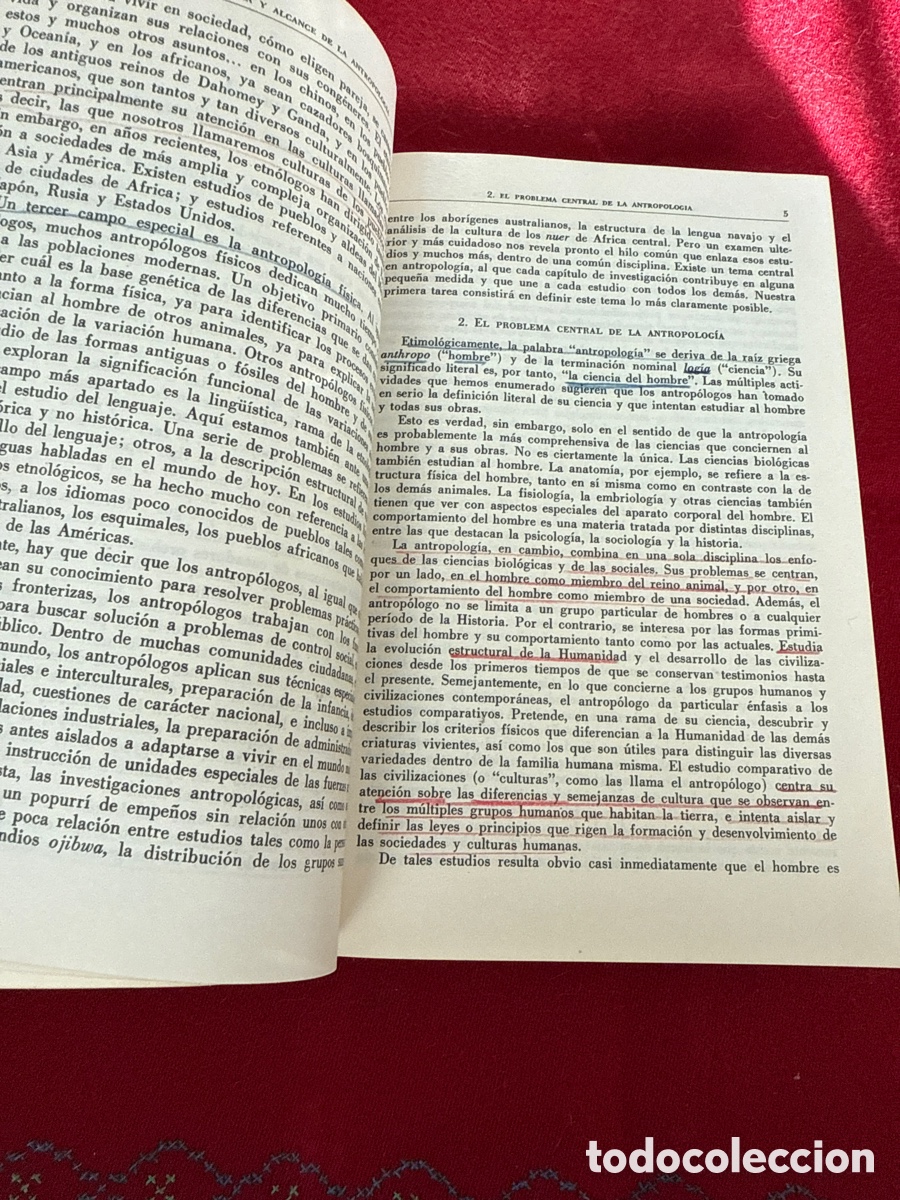 Libros de segunda mano: Introducci&oacute;n a la Antropolog&iacute;a. Ralph L. Beals y Harry Hoijer. - Foto 21