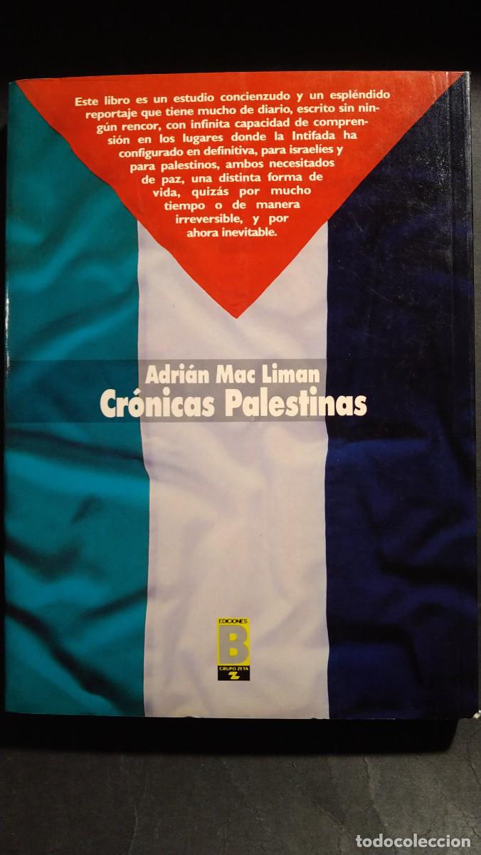 Libros de segunda mano: CR&Oacute;NICAS PALESTINAS - ADRI&Aacute;N MAC LIMAN - Foto 2