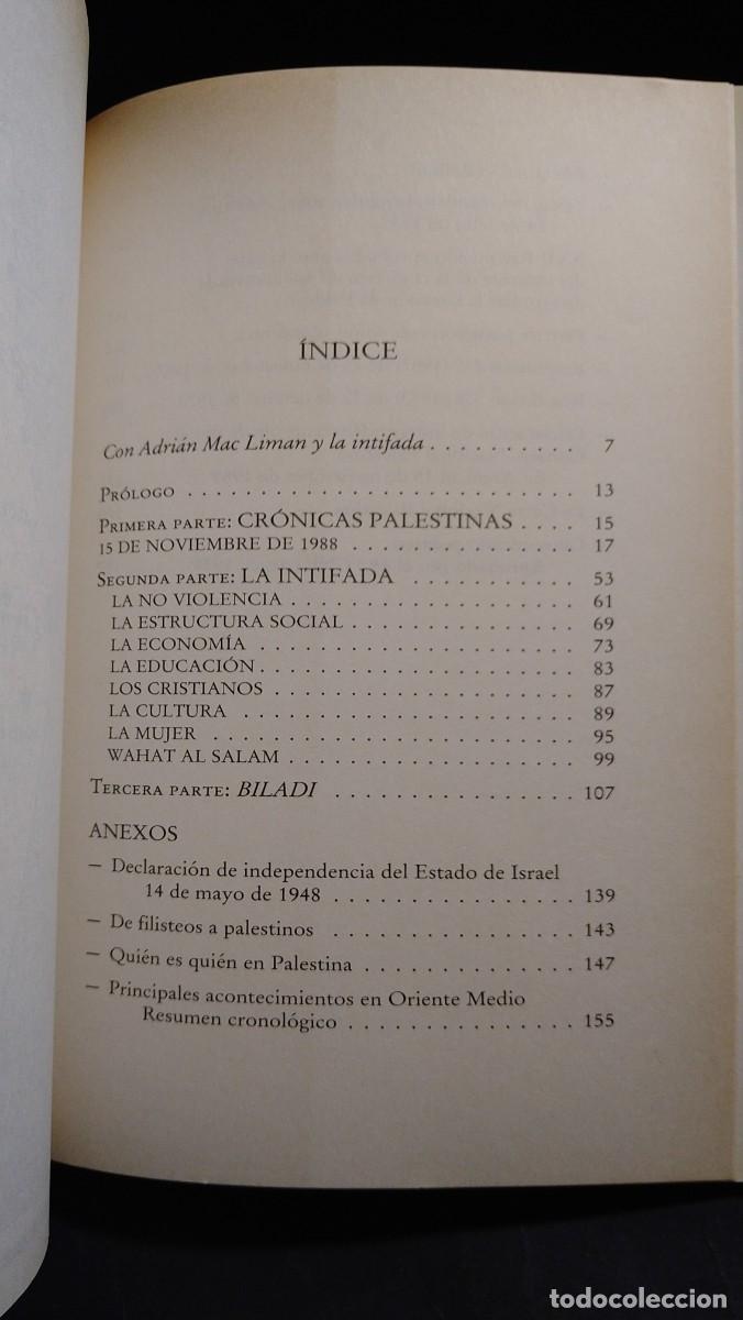 Libros de segunda mano: CR&Oacute;NICAS PALESTINAS - ADRI&Aacute;N MAC LIMAN - Foto 3