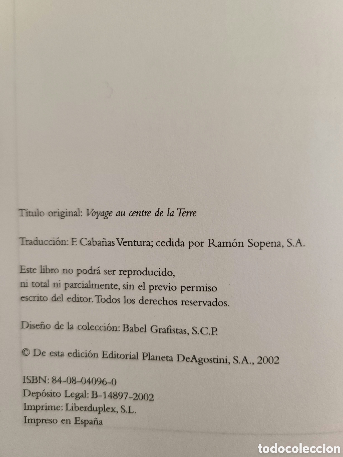 Libros de segunda mano: Viaje al centro de la tierra - Foto 2