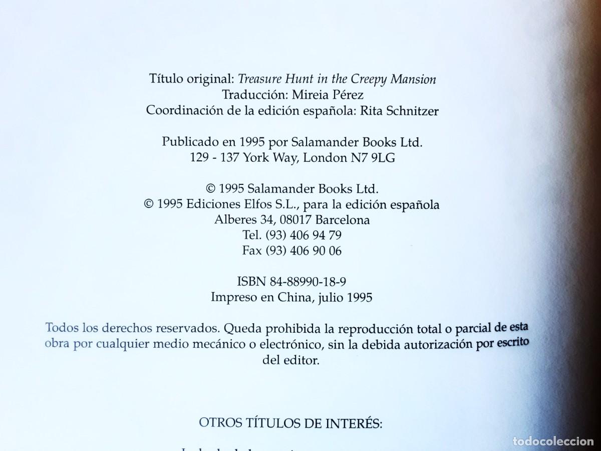 Libros de segunda mano: BUSCANDO EL TESORO EN LA MANSION TENEBROSA ELFOS - Foto 7