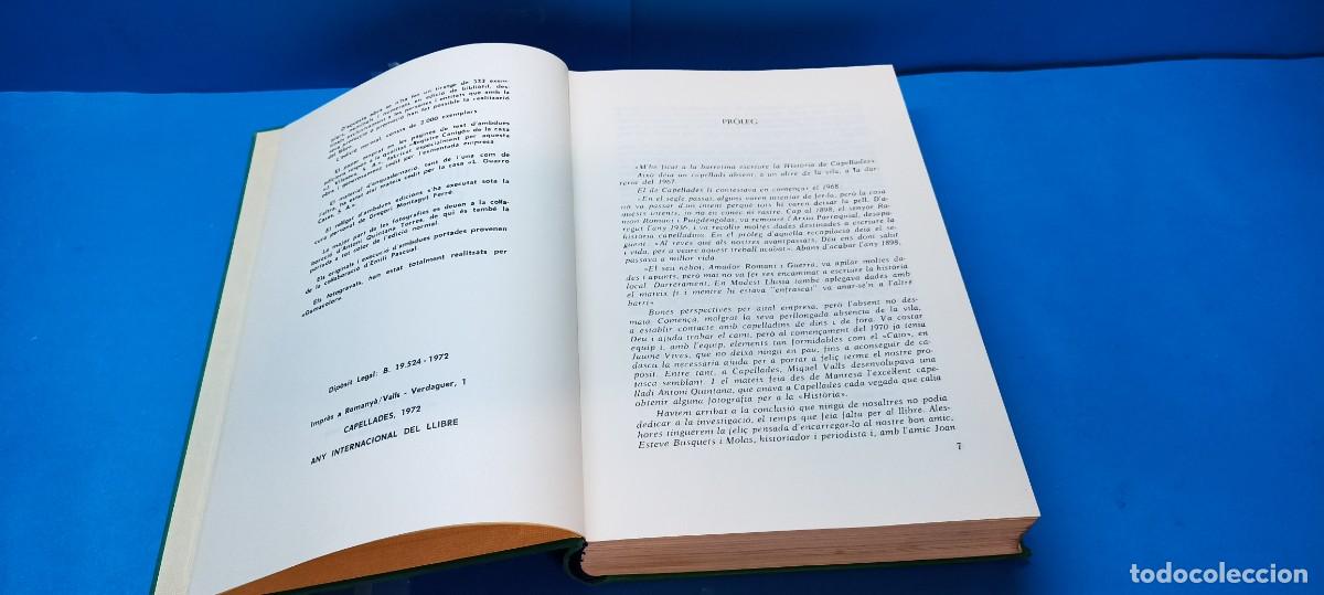 Libros de segunda mano: HIST&Ograve;RIA DE CAPELLADES.- ESTEVE BUSQUETS I MOLAS. - Foto 3