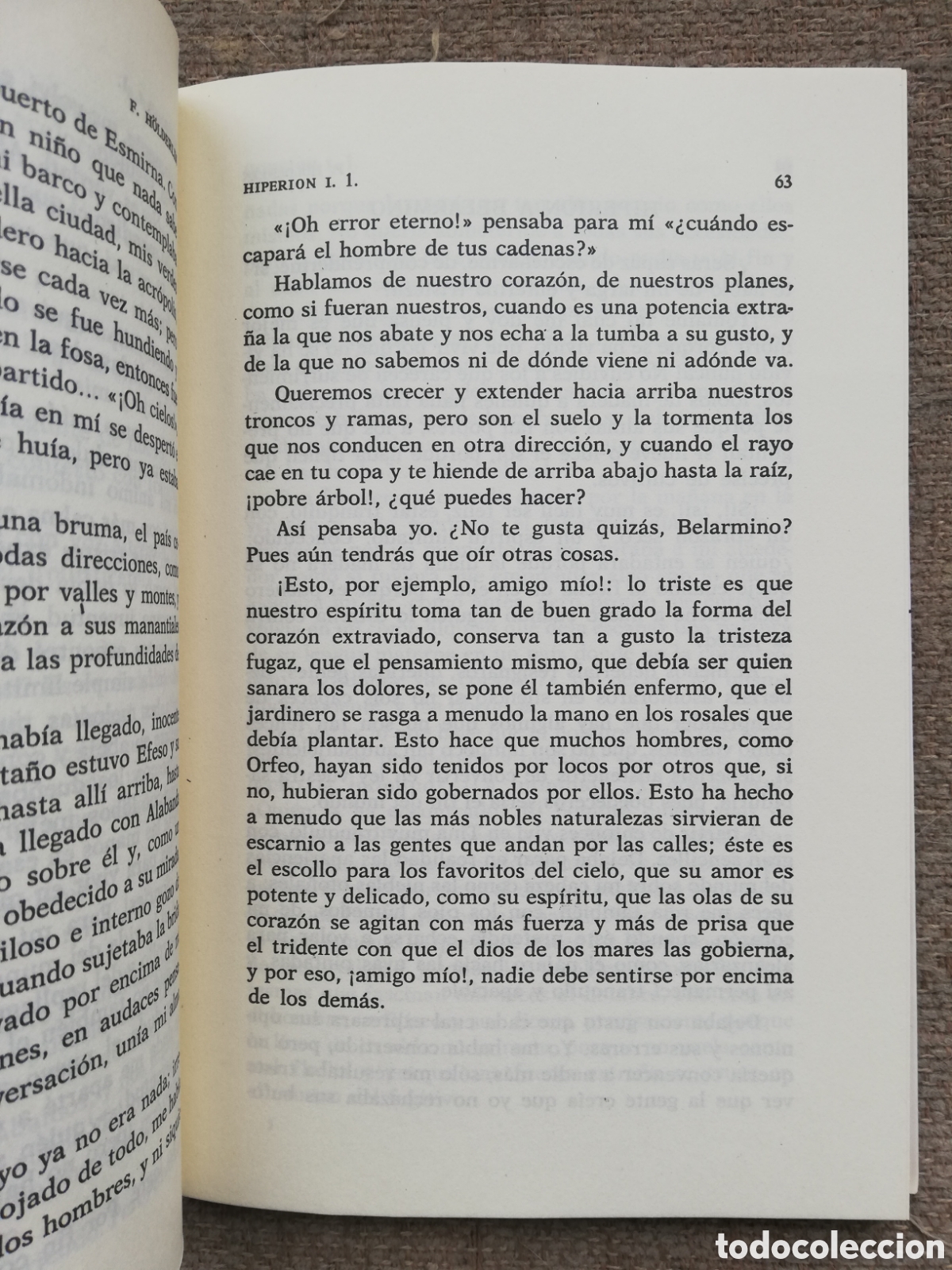 Libros de segunda mano: Hiper&iacute;on, de Friedrich H&ouml;lderlin - Foto 3