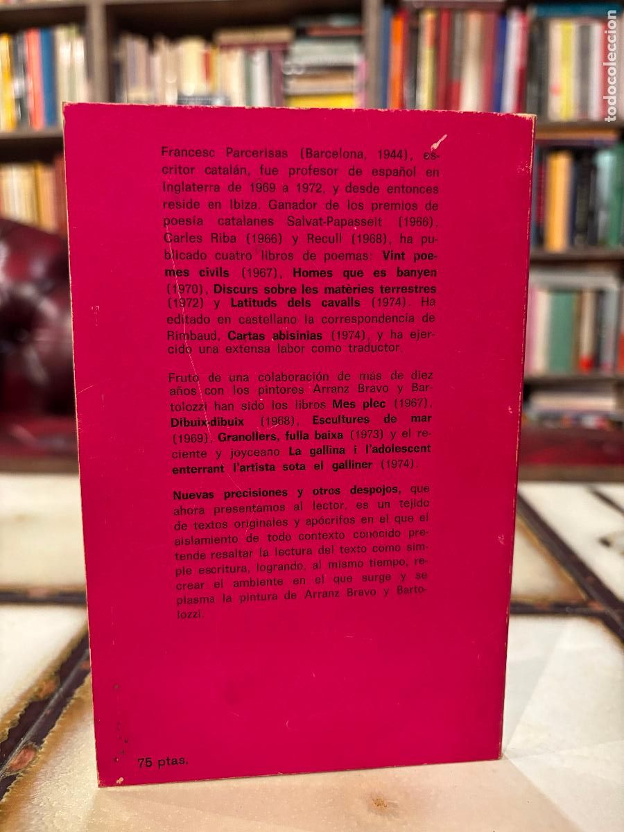 Libros de segunda mano: Arranz Bravo Bartolozzi. Francesc Parcerisas. - Foto 2