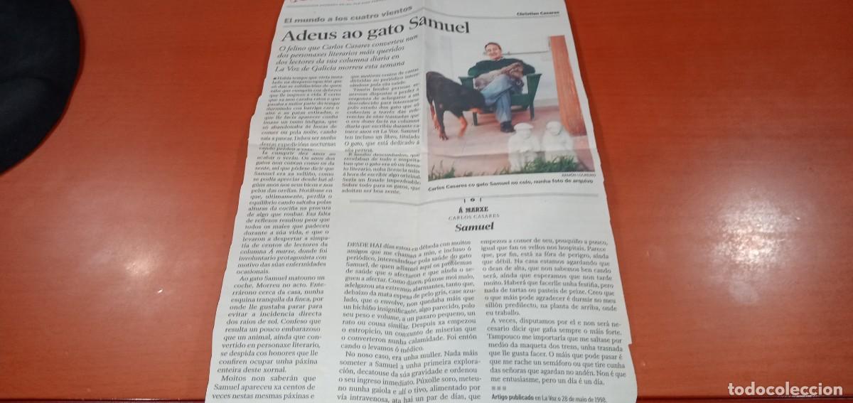 Libros de segunda mano: &Aacute; marxe Palabra de escritor Carlos Casares - Foto 4