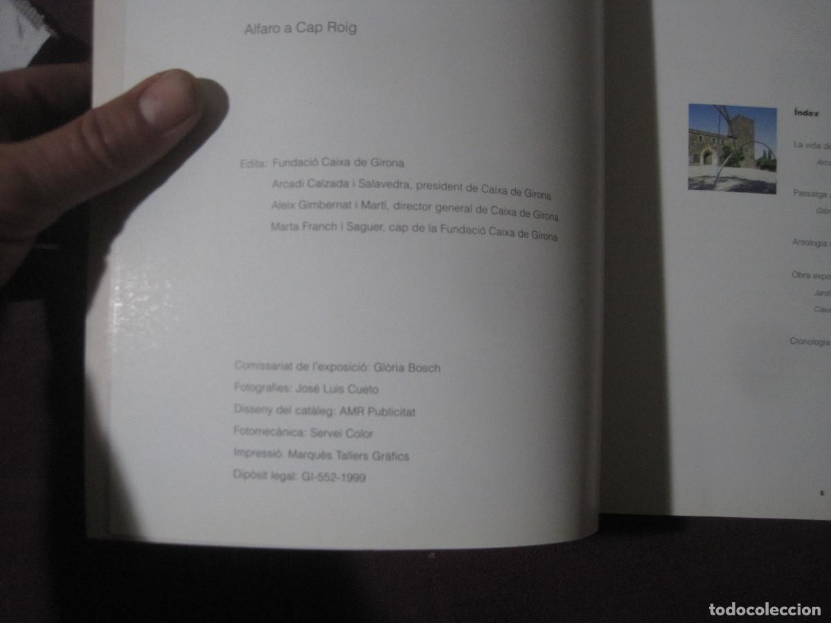 Libros de segunda mano: Alfaro a Cap Roig - Fundaci&ograve; la Caixa Girona 1999 - Foto 2