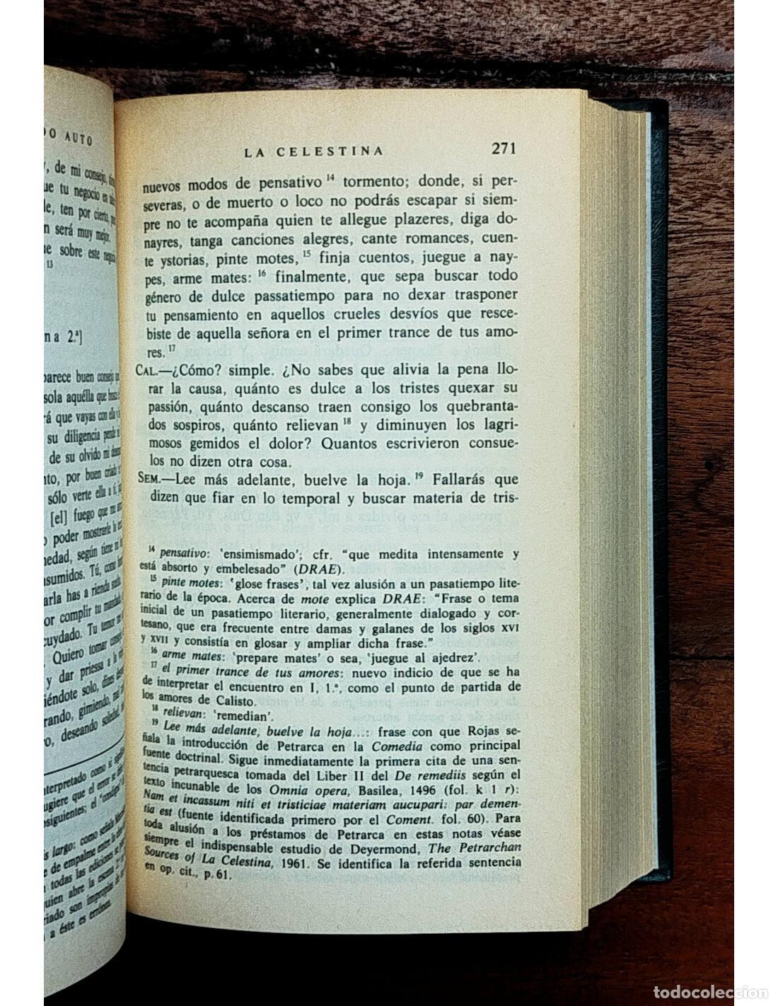 Libros de segunda mano: LA CELESTINA. ROJAS, Fernando de. Castalia. 2001. - Foto 5